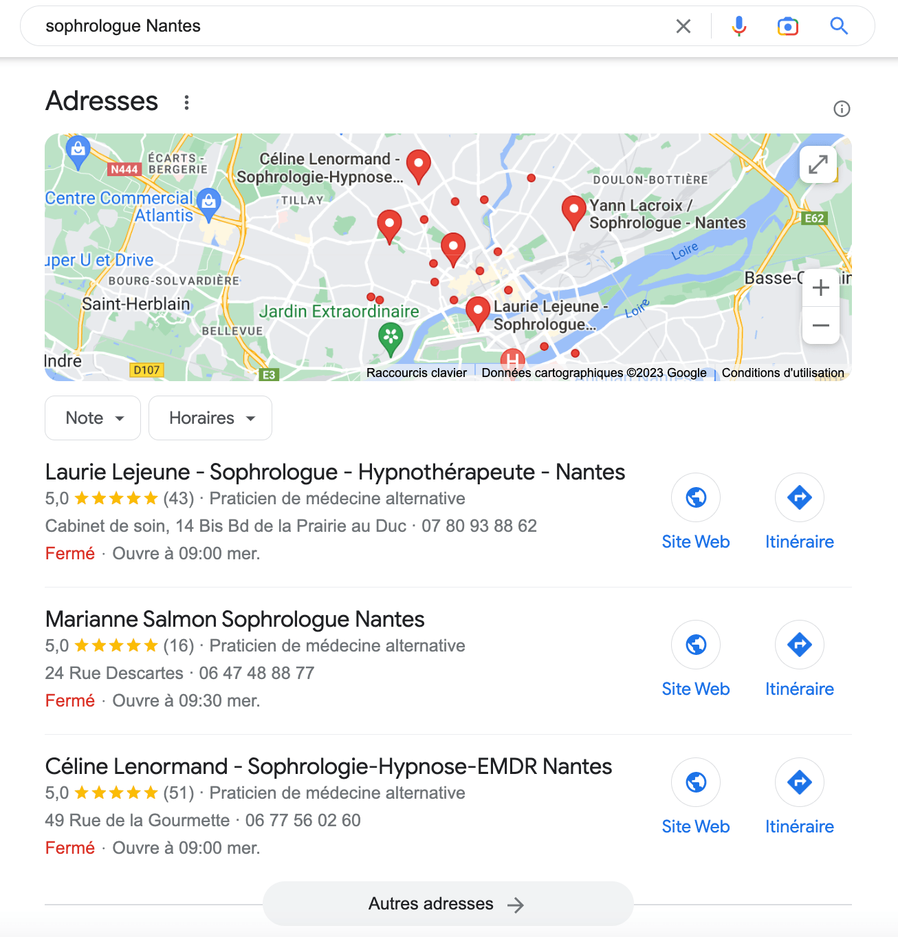 pack local google maps